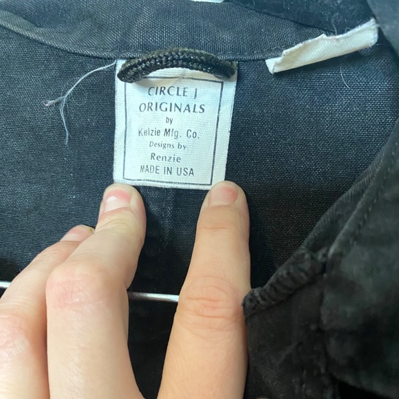 Vintage Circle J Originals Western Cowboy Trench Coat Duster Designs by Renzie - Picture 2 of 8